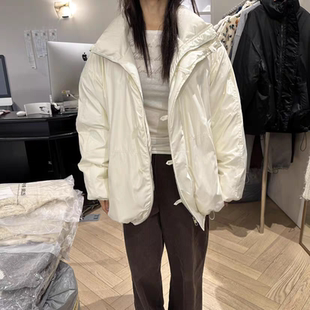 百搭宽松显瘦外套羽绒服 时尚 form韩国2025秋季 新款