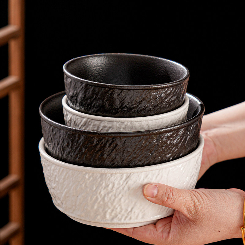 家用磨砂饭碗石纹陶瓷面碗精致高级感汤盆酸菜鱼专用碗大容量汤碗,餐饮具,碗,淘宝优惠券,粉丝福利购,淘宝优惠卷