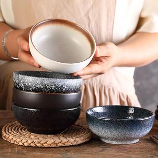 日式米饭碗水果碗碟厚实加厚5英寸陶瓷碗作料碟甜品碗调料碗