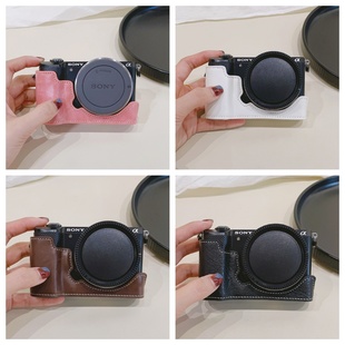 适用于索尼A6400相机底座A5100 A5000 A6300 NEX-6保护壳皮套半套