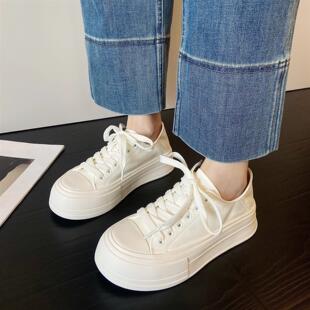 真皮厚底轻便软底软面两穿款小白鞋女2026夏季新款百搭休闲板鞋潮