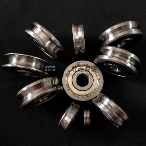 高精度沟槽导线轮轴承弹簧机用滚导轮