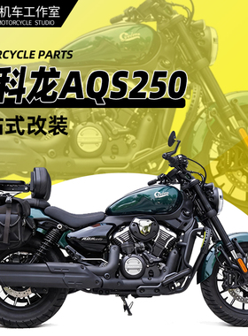 适用赛科龙AQS250护杠改装全盔帆布包防水边包折叠后靠背无损安装