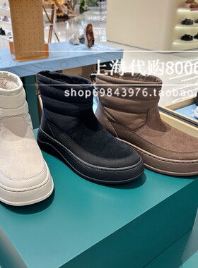 Clarks其乐2025冬季女靴泡芙鞋雪地靴26184907 26184905 26184906