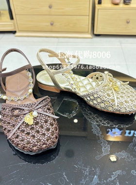 natursun娜冉2026夏季女鞋专柜正品休闲平底鞋编织凉鞋 N26260203
