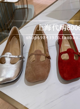 蹀愫2025春季女鞋方头单鞋玛丽珍鞋小皮鞋TA54126-12 TA64126-12