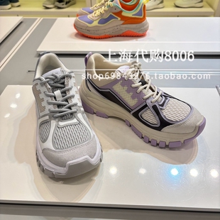 GEOX健乐士2026春季女鞋舒适厚底圆头运动时尚休闲鞋 GQ140F40077