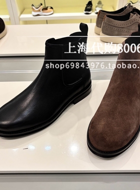 Geox/健乐士2025冬季男靴商务正装短靴切尔西靴烟筒靴GP320L24065