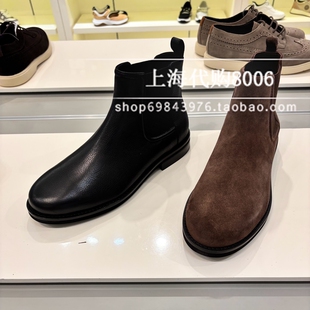 Geox/健乐士2025冬季男靴商务正装短靴切尔西靴烟筒靴GP320L24065