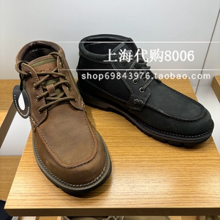 Clarks其乐2024冬季男鞋短靴经典防水高帮鞋 261759007 261759017