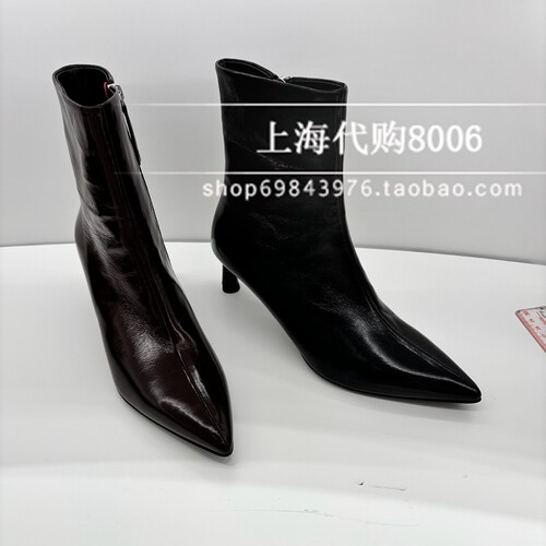 Joy&Peace/真美诗2025冬季女靴进口款时装靴高跟瘦瘦靴短靴 GIL16