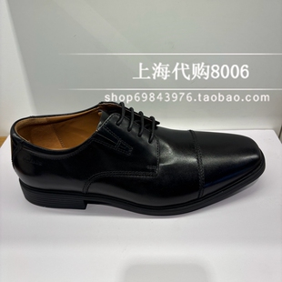 Clarks其乐2025春季男鞋英伦低帮系带布洛克雕花正装皮鞋26110309