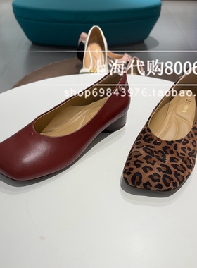 le saunda莱尔斯丹2025秋季女鞋方头超软芭蕾舞平底鞋单鞋6T34501