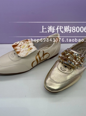 Joy&Peace真美诗2025春款舒适平底一脚蹬乐福鞋女单鞋ZB287 ZB286