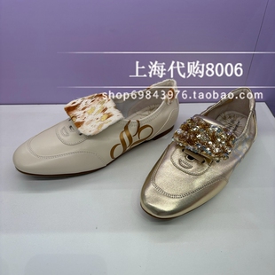 Joy&Peace真美诗2025春款 女单鞋 ZB287 ZB286 舒适平底一脚蹬乐福鞋