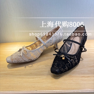 Natursun娜冉2026春季女鞋专柜正品网纱蕾丝玛丽珍单鞋N26127686