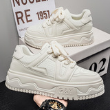 1613-2908-P55休闲风厚底小白鞋男百搭耐磨舒适潮鞋休闲男鞋板鞋，男鞋休闲鞋，星座1613-1