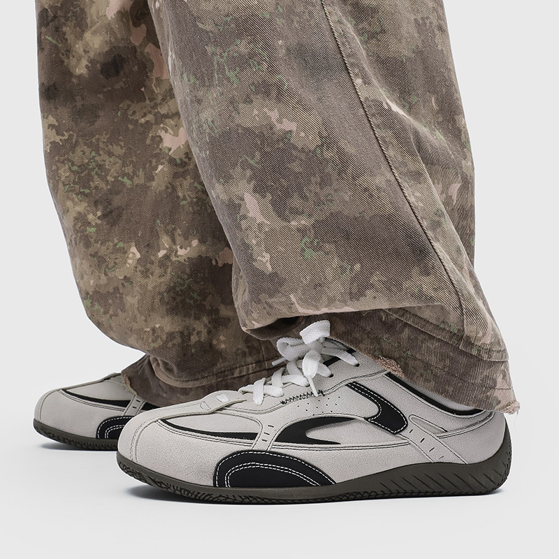 1613-2896-P70复古拼色赛车鞋男女运动休闲轻便软底百搭板鞋2026，男鞋休闲鞋，星座1613-1