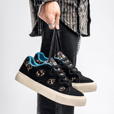 1613-2881-P68豹纹板鞋男百搭休闲耐磨拼色小众面包鞋青年运动26，男鞋休闲鞋，星座1613-1