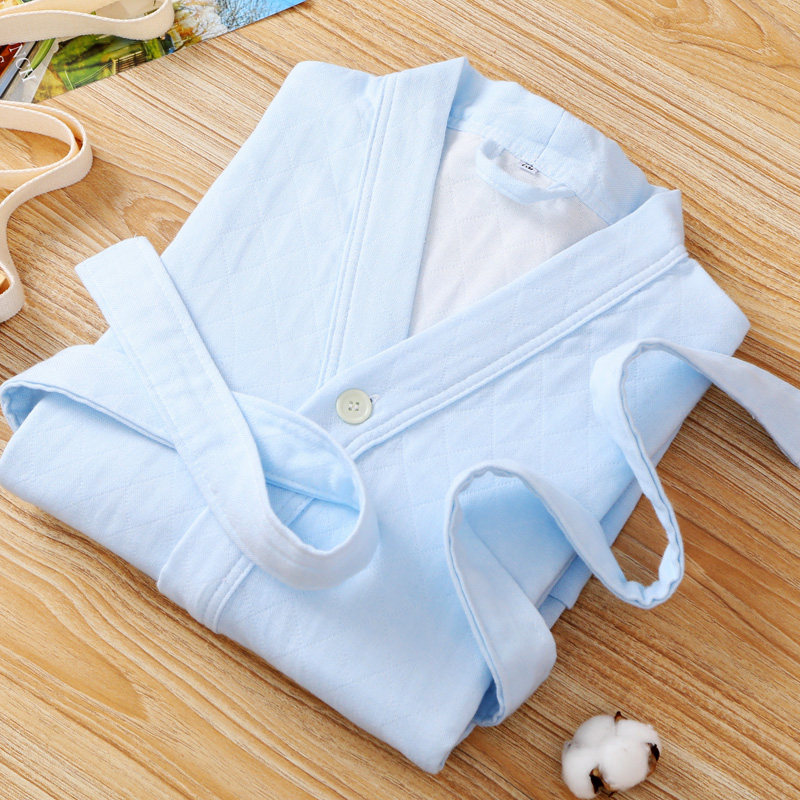 纯棉纱布浴袍春夏女四季全棉成人吸水男浴衣美容院速干游泳穿浴巾,居家布艺,浴裙/浴袍/浴衣,淘宝优惠券,粉丝福利购,淘宝优惠卷