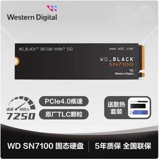 西部数据 硬盘笔记本m2台式 SN7100 2TB ssd固态硬盘7250m 1TB