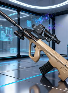 手自一体AUG电动连发玩具枪男孩礼物儿童可充电玩具摆摊玩具