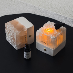 元 渡小北极床头灯氛围灯扩香石充电夜灯矿石香薰台灯礼物精油卧室