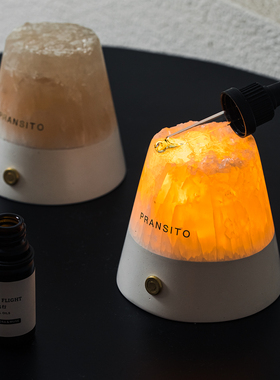 元渡小北极冰山扩香石床头氛围灯充电小夜灯矿石香薰精油卧室摆件