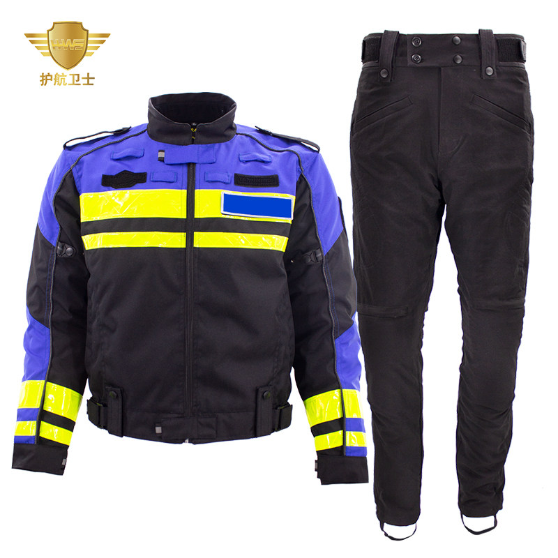 护航卫士 HW-138 冬季骑行服棉衣套装男女同款可拆卸棉内胆CE护具