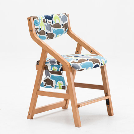 简域实木儿童椅餐椅学生椅学习椅升降椅椅子小孩书桌椅家用升降椅