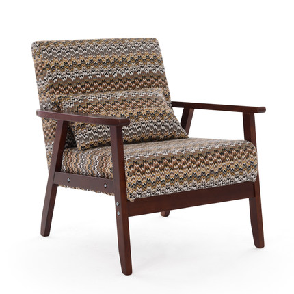 简域小户型沙发组合布艺小沙发阳台单人沙发双人现代简约实木沙发