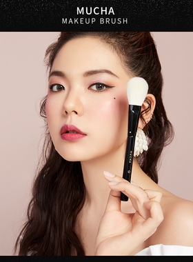 穆夏化妆刷M63细光峰扁圆头腮红刷毕加索同级便携一支超软散粉刷