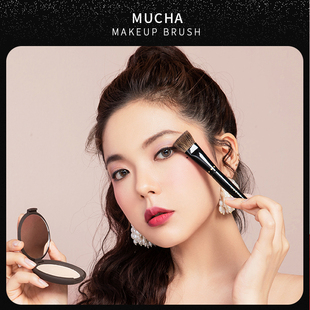 穆夏化妆刷M43松鼠毛马毛羊毛高光刷一支装毕加索同级阴影修容刷