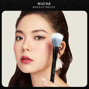 穆夏化妆刷M66号羊毛中号点彩刷腮红刷