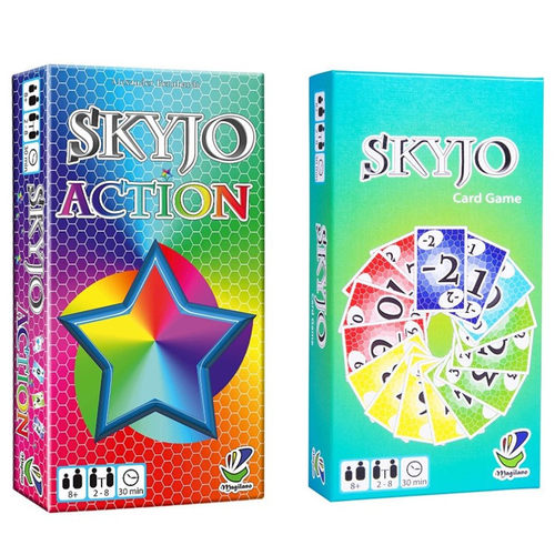 skyjo英文版数字对决聚会卡牌