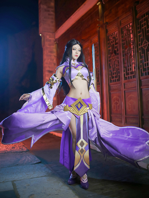 露娜紫霞仙子cos服出租