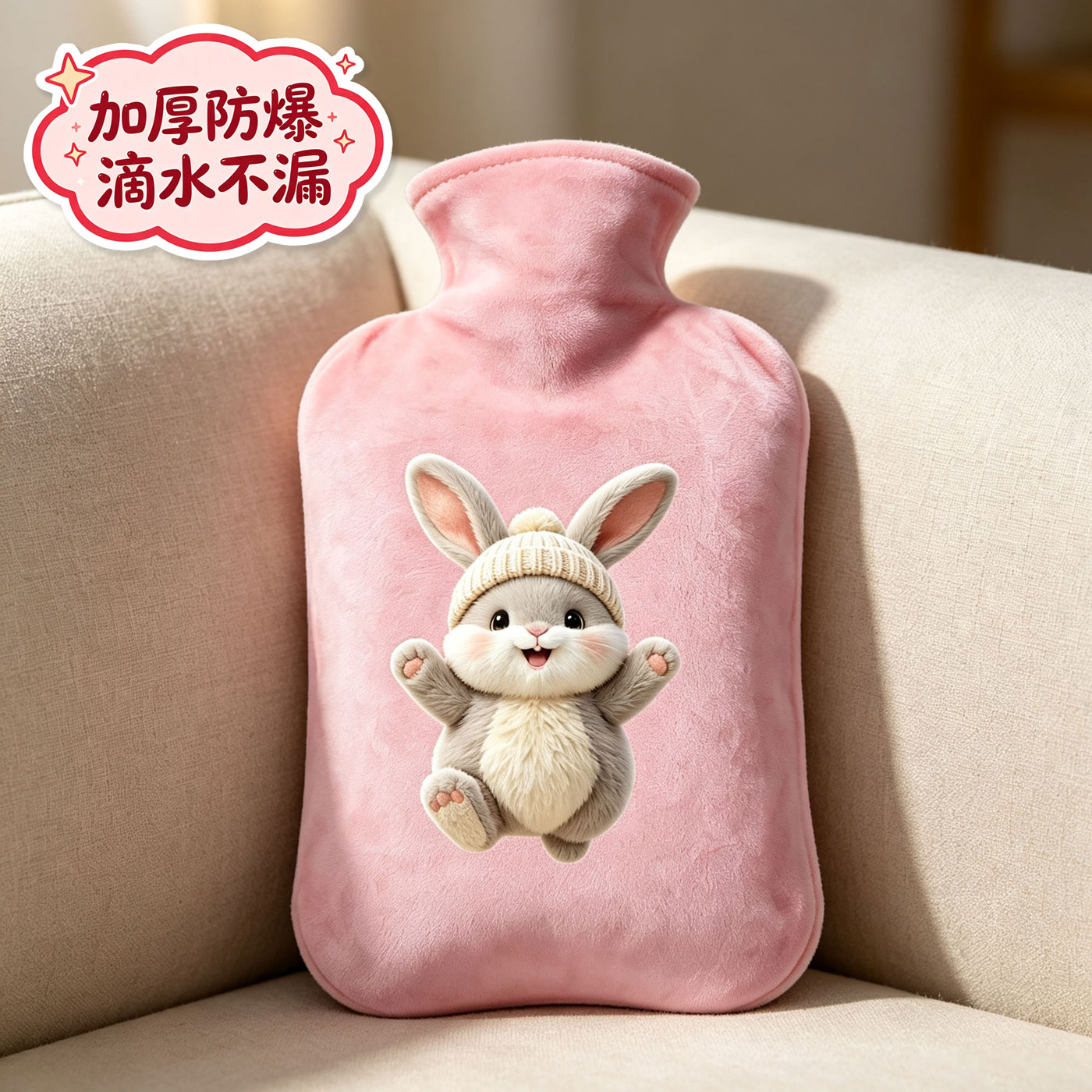 加厚防爆滴水不漏灌水热水袋