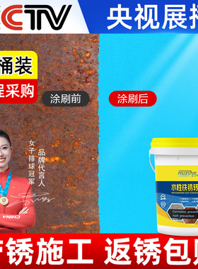 水性防锈漆 铁门栏杆暖气片金属漆免除锈防腐铁锈转化剂家用油漆
