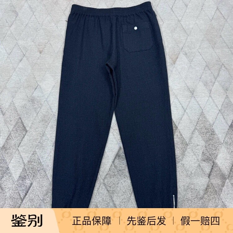 Hermes爱马仕秋冬款羊毛休闲裤男士百搭运动裤慢跑裤