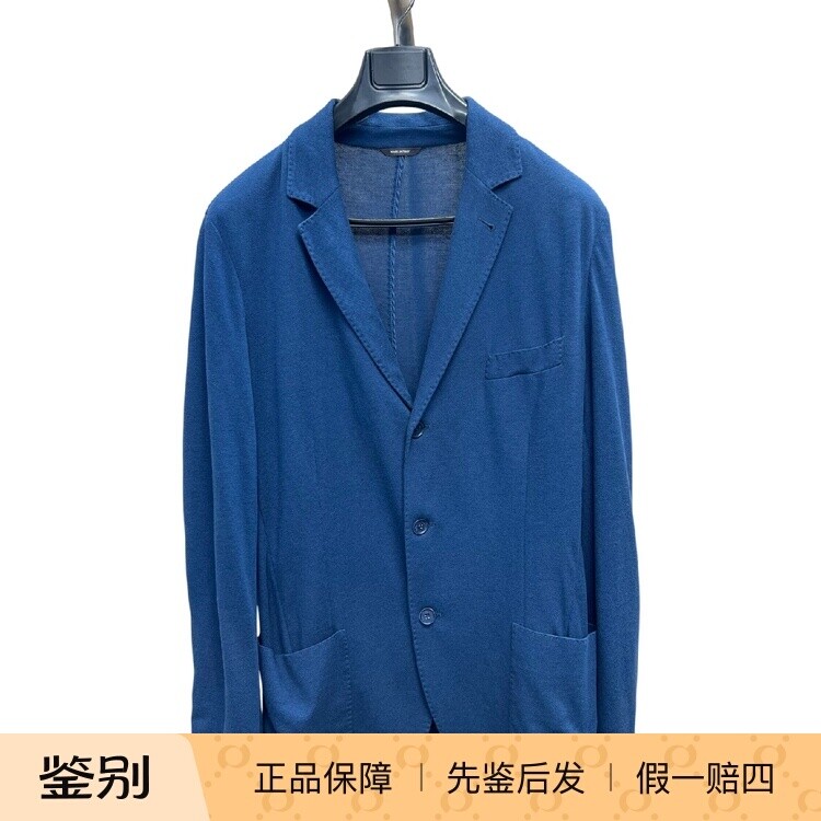 Loropiana 诺悠翩雅男士海岛棉桑蚕丝西服夹克西装外套时尚百搭