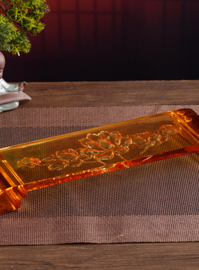 古法琉璃莲花供台家用