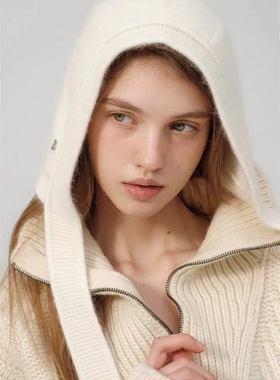 【现货】韩国thebarnnet绑带针织毛线帽软糯舒适包头护耳帽女