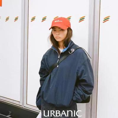 URBANIC30短款半拉链套头卫衣