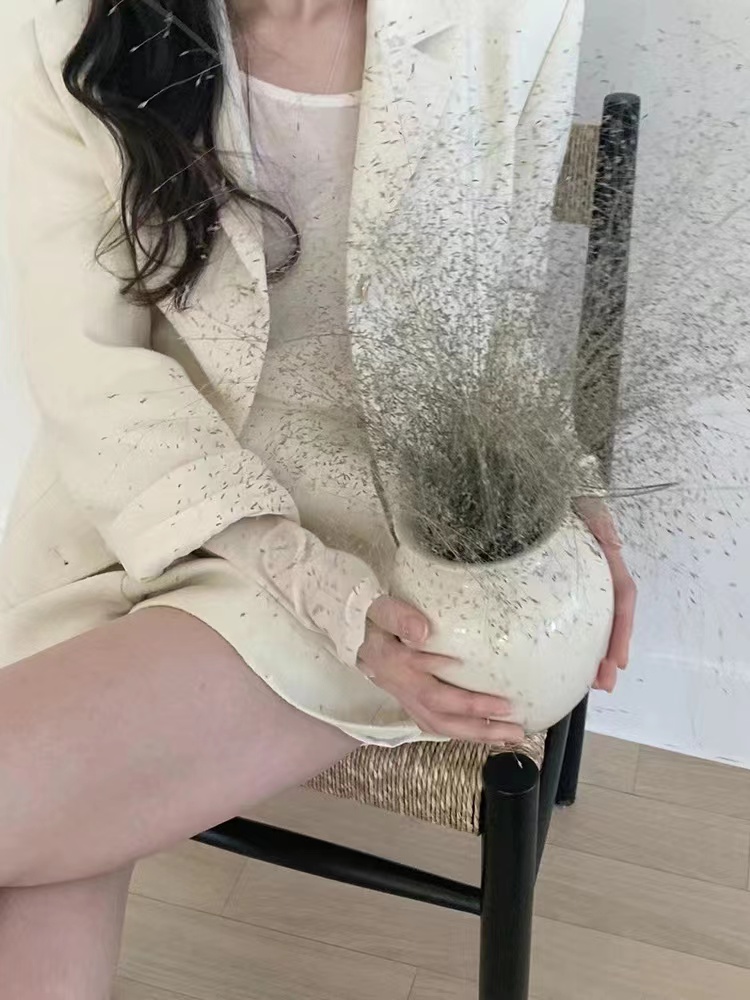 vegetable西装外套短裤两件套