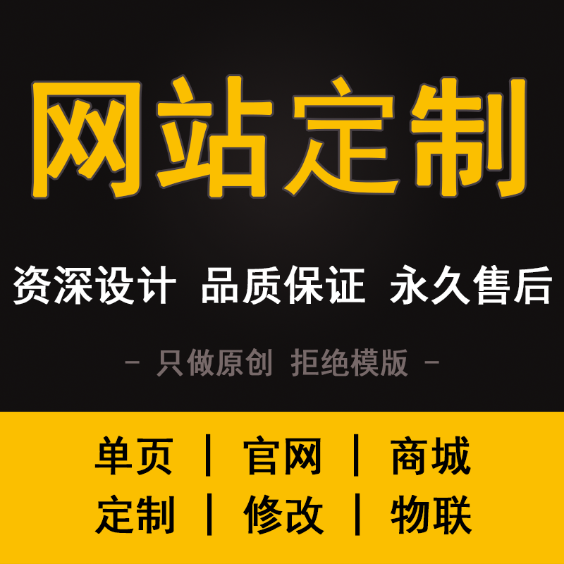 企业网站建设h5网页制作修改搭建高端定制设计开发一条龙系统代做