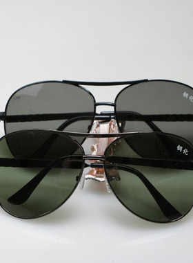 墨镜玻璃复古风方形司机太阳眼镜