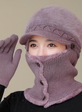 品牌帽子女中老年人保暖防风帽