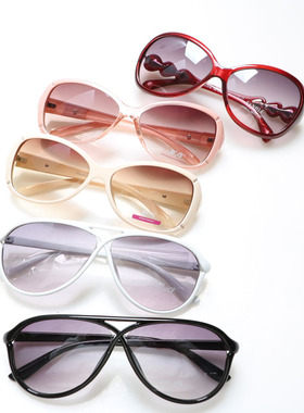 圆脸女士明星款复古风太阳眼镜