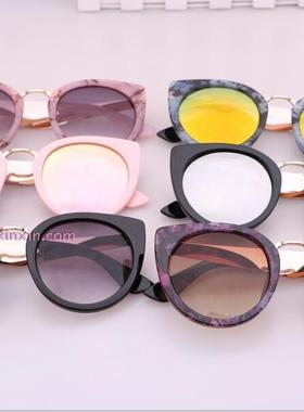 圆脸明星款韩国复古大框个性墨镜