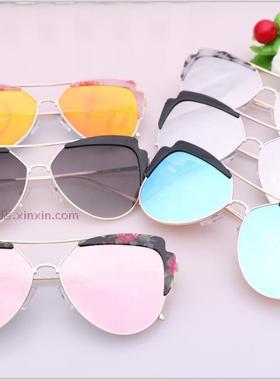 圆脸明星款韩国复古大框个性墨镜